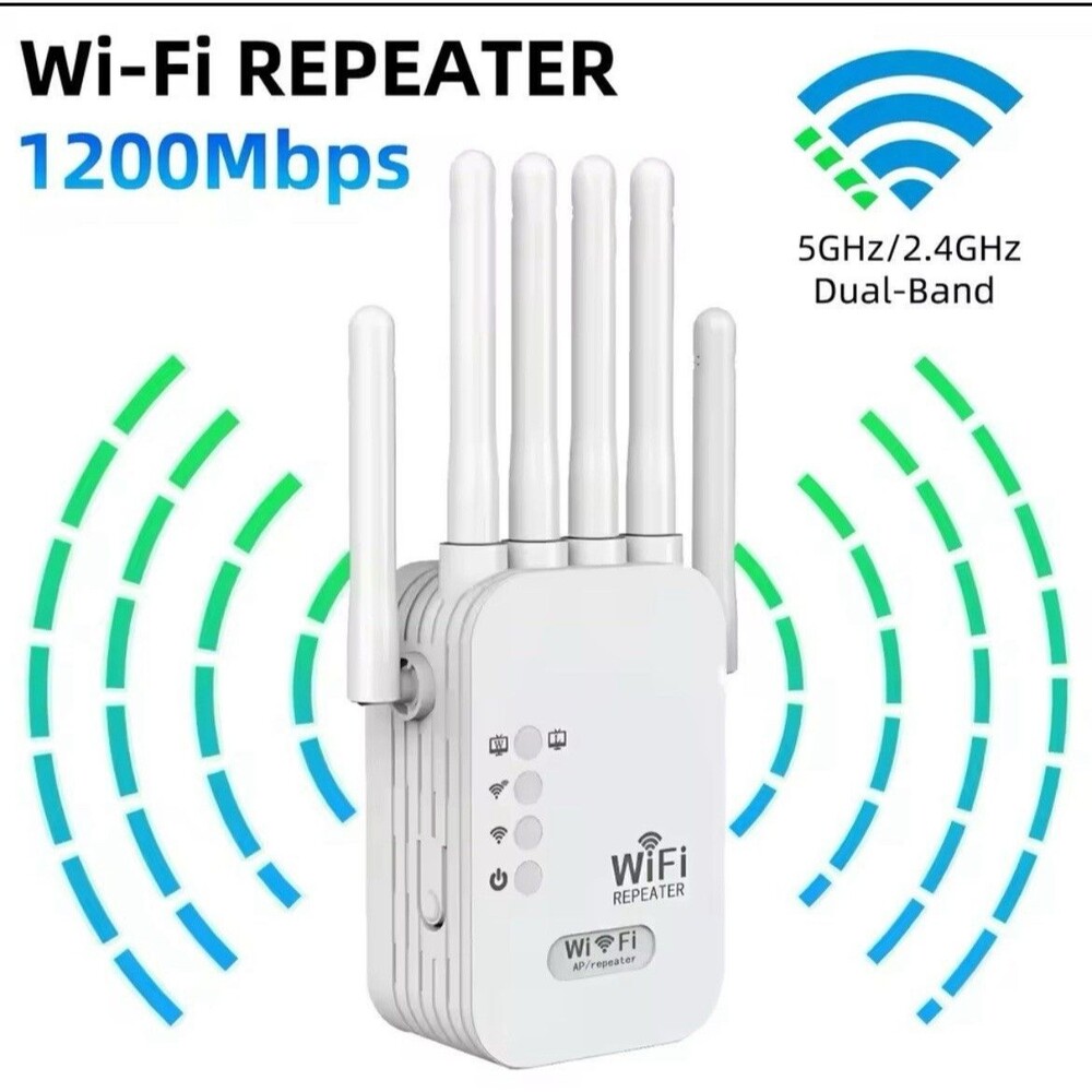 WiFi Range Extender Internet Booster Wireless Signal Repeater NEW  2.4 & 5 GHz